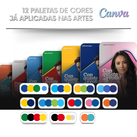 Todos os Packs na Sua Paleta de Cores